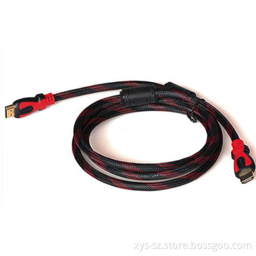 High Speed cable 10M Gold Plated,Double Ferrites cores hdmi 1.4 cable with Ethernet/